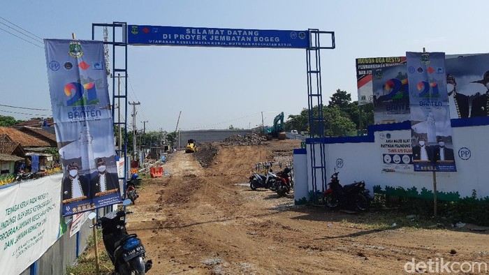 Proyek jembatan bogeg diprediksi rampung akhir tahun