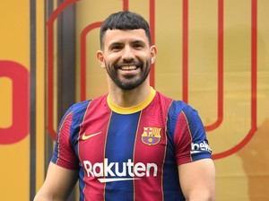 Mengintip Gol Aguero untuk Barcelona