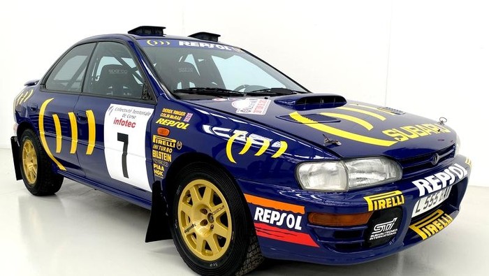 Subaru Prodrive 555 laku dilelang Rp 5,1 miliar setelah ditemukan di gudang.