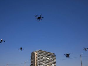 Top! Supermarket Ini Mulai Kirim Barang Pakai Drone