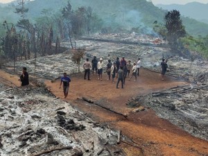 16 Rumah Warga Baduy Luar Lebak Hangus Terbakar