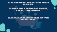 Enggak ada hitung-hitungan. Cukup jawab dengan logika.