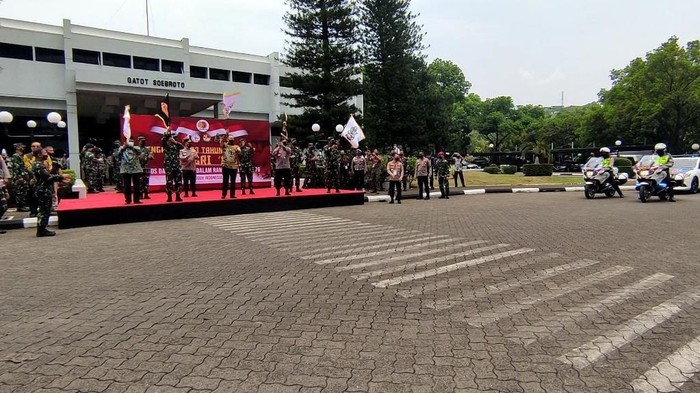 Baksos Alumni Akabri 1989 di Mabes TNI, Cilangkap, Jakarta Timur