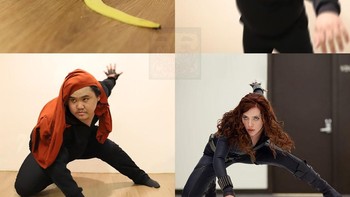 Jadi Black Widow. Foto: Instagram/lowcostcosplayth