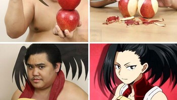 Jadi Momo Yaoyorozu. Foto: Instagram/lowcostcosplayth