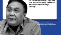 Ramainya banteng dan celeng itu diawali ketika salah satu Wakil Ketua DPC PDIP Kabupaten Purworejo, Albertus Sumbogo, dan beberapa pengurus mendeklarasikan diri siap mendukung Ganjar Pranowo maju Pilpres 2024. Deklarasi itu ternyata disorot oleh Kader PDIP, Bambang Pacul. Bambang menilai, selain keluar dari barisan PDIP, sikap para kader tersebut bak celeng.