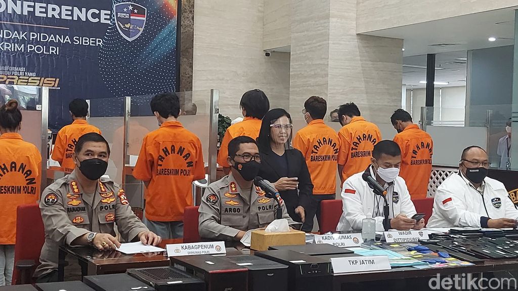Jumpa Pers di Bareskrim Polri