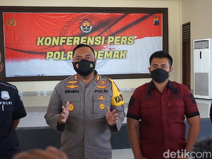 Kapolres Demak AKBP Budi Adhy Buono, Rabu (13/10/2021).