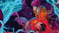 Jay Nakamura adalah sahabat Jon Kent yang juga seorang reporter nyentrik dengan warna rambut pink.  Foto: DC Comics/ Istimewa