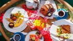 Mami Sisca Tante Pemersatu Bangsa Hobi Makan Nyantai di Kolam Renang