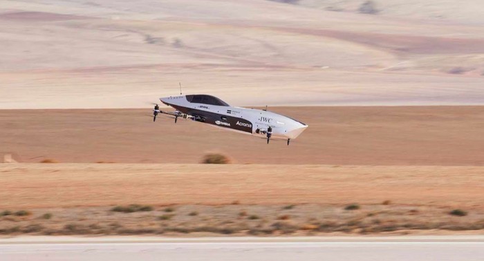 Mobil balap terbang Airspeeder MK3