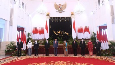 Potret Jokowi Lantik Megawati dkk Jadi Dewan Pengarah BRIN