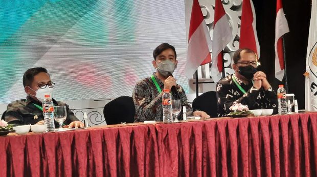 Pembukaan event ISCFE sekaligus menjadi satu rangkaian dengan Rapat Kerja Teknis APEKSI 2021 di Sleman, DIY, Rabu (13/10/2021).