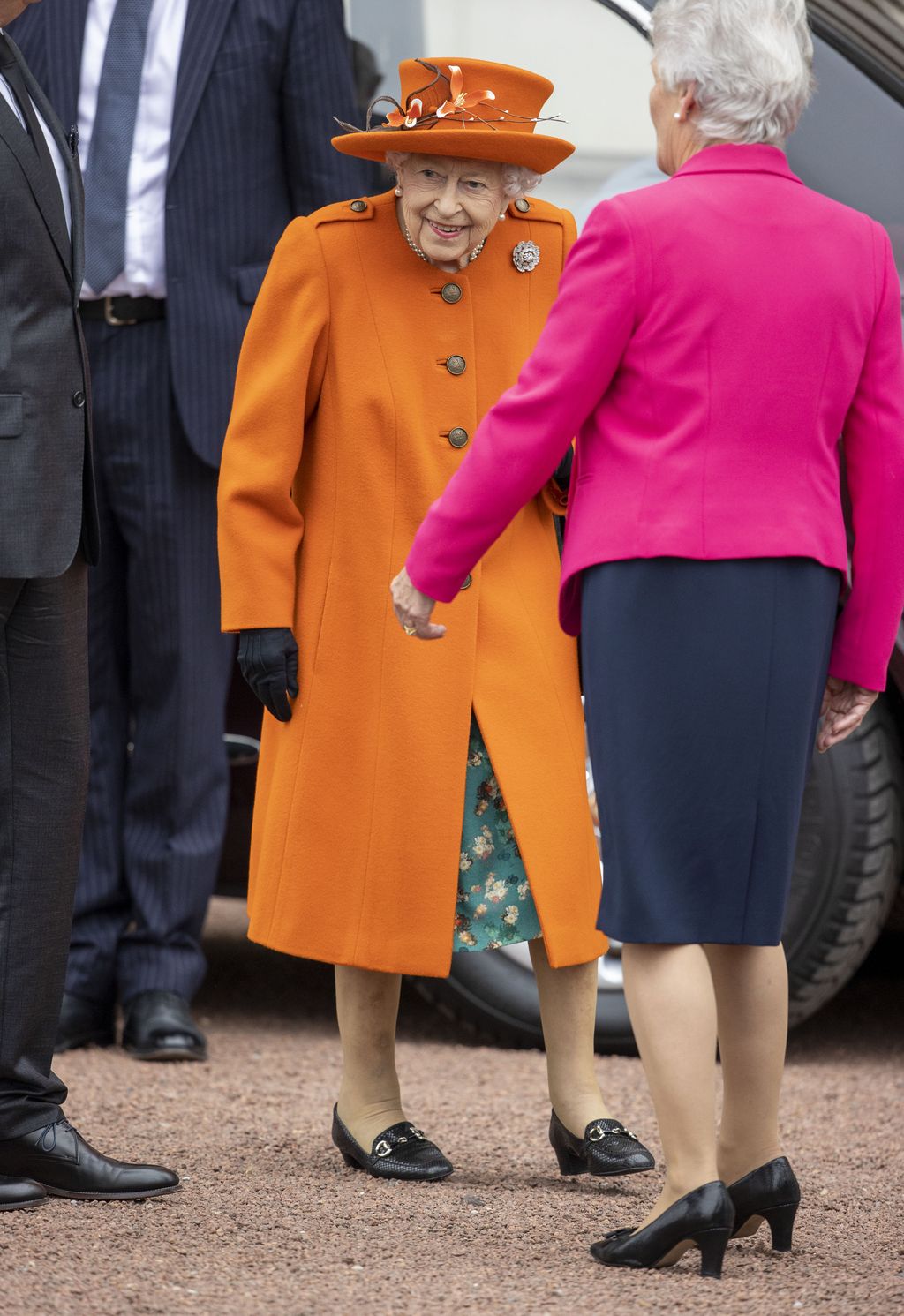 LONDON, ENGLAND - OCTOBER 12: Queen Elizabeth II and Princess Anne, Princess Royal attend a service of Thanksgiving to mark the centenary of The Royal British Legion at Westminster Abbey on October 12, 2021 in London, England. (Photo by Arthur Edwards - WPA Pool/Getty Images)