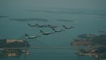 Momen KSAU-CAF RSAF Meet In The Air di Pesawat Tempur Batam-Marina Bay