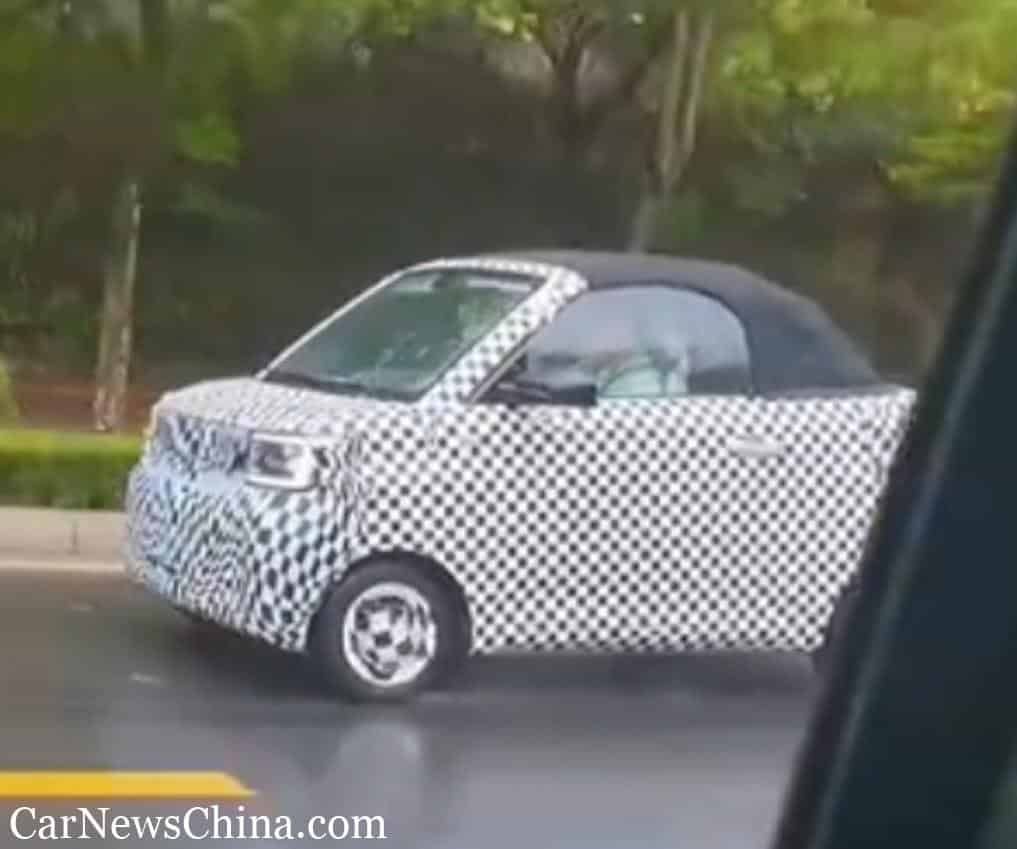 Wuling Mini EV Cabrio tertangkap kamera sedang melakukan tes jalan di China