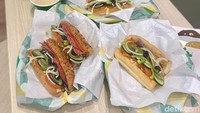 Harga menu di Subway bervariasi, mulai dari Rp 25 ribu. Varian termurah adalah Veggie Delight dengan ukuran 6 feet.