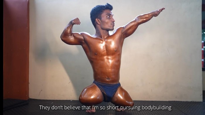 Binaragawan terpendek di dunia Pratik Vitthal Mohite, binaragawan terpendek di dunia yang berhasil memecahkan rekor dunia terbaru dan masuk dalam Guinness Book of Records.