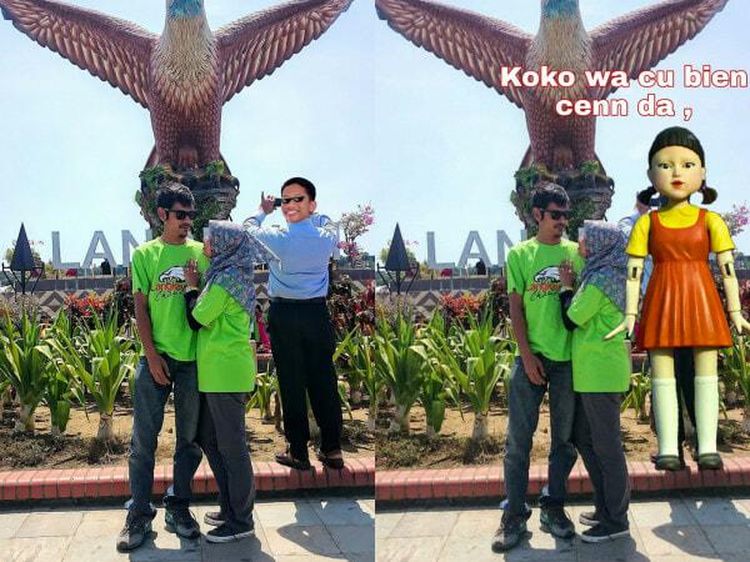 7 Potret Kocak Hasil Edit Hilangkan Bapak-bapak Ini Bikin Cekikikan