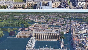 Kings College Chapel, Cambridge, Inggris. Foto: Climate Central