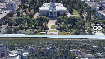 California State Capitol Building, Sacramento, California, Amerika Serikat. Foto: Climate Central