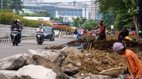 Diketahui, proyek galian itu merupakan proyek pembangunan sumur resapan air.