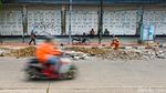 Pelan-pelan, Ada Proyek Sumur Resapan di Jalan Angkasa Kemayoran