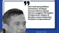 Awalnya, kaburnya Rachel dari karantina ini diungkap Kapendam Jaya Kolonel Herwin BS. Rachel Vennya diduga dibantu oleh oknum TNI untuk kabur.