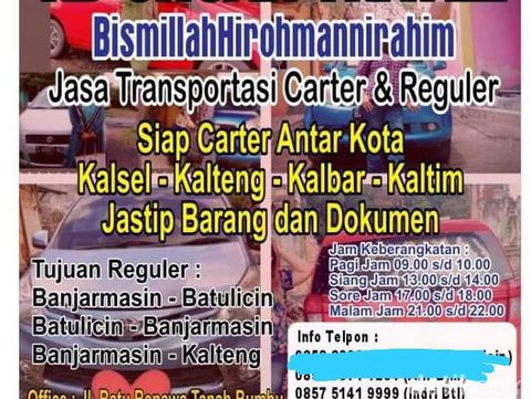 Indri yang membuka jasa biro perjalanan.