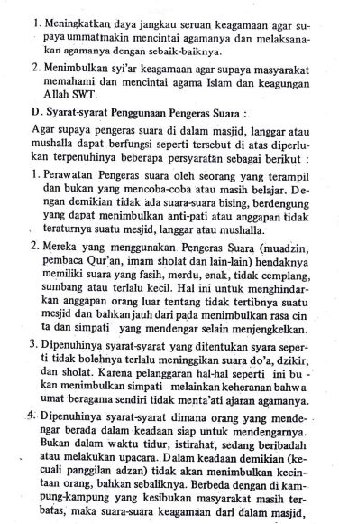 Instruksi Dirjen Bimas Islam Nomor KEP/D/101/1978 Instruksi Dirjen Bimas Islam Nomor KEP/D/101/1978