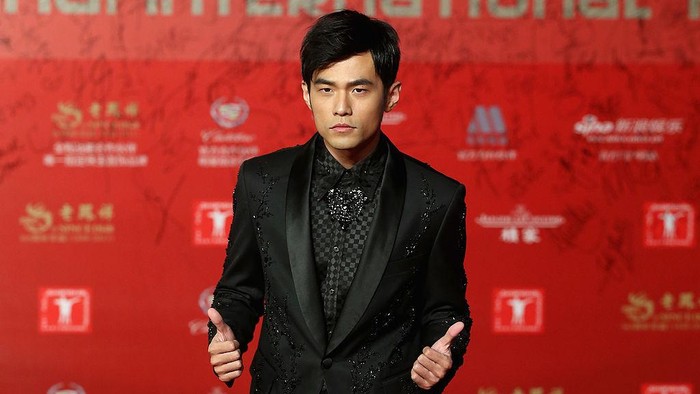 SHANGHAI, CHINA - JUNE 15:  Taiwanese singer, actor and director Jay Chou arrives at the opening ceremony of the 16th Shanghai International Film Festival at Shanghai Culture Square on June 15, 2013 in Shanghai, China.  (Photo by Feng Li/Getty Images)