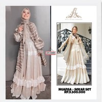 Kali ini Lesti Kejora memilih untuk kembali mengenakan gaun coklat. Gaun tersebut tampak dipadukan dengan outer garis-garis. Diketahui bahwa gaun cantik yang dikenakan oleh Lesti merupakan karya desainer Ayu Dyah Andari. Harganya pun tak main-main, mencapai Rp 9,5 juta. Foto: Instagram/@lesti.fashion