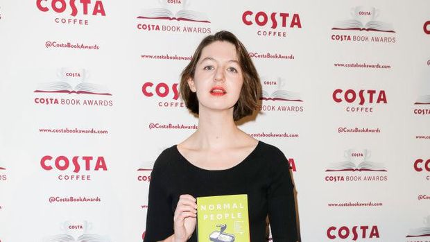 LONDON, ENGLAND - JANUARY 29:  Sally Rooney attends the 2019 Costa Book Awards held at Quaglino's on January 29, 2019 in London, England. (Photo by Tristan Fewings/Getty Images)
