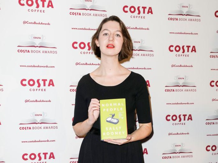 LONDON, ENGLAND - JANUARY 29:  Sally Rooney attends the 2019 Costa Book Awards held at Quaglinos on January 29, 2019 in London, England. (Photo by Tristan Fewings/Getty Images)