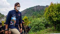 Berdasarkan Lembaga Survei Indonesia, Sandiaga Uno berada diposisi kedua setelah Prabowo dengan angka 6,9 persen. Begitu juga dengan survei Charta Politika Sandiaga Uno 9,3 persen, dan berdasarkan survei Indikator Politik, Sandiaga Salahuddin Uno mendapatkan 8,1 persen. Kesemuanya itu menempatkan Sandi Uno di posisi kedua setelah Prabowo. Dok. Kemenparekraf.