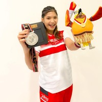 Sosok Shindy Sasgia pun jadi perhatian. Wanita bertinggi 182 cm itu ternyata juga berprofesi sebagai model sebagai atlet. Foto: Instagram @shindysasgiadyl_11