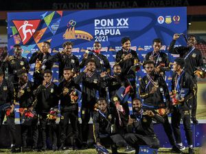 Tim Papua Juara Sepakbola PON 2021, Akan Dapat Bonus Rp 1 Miliar