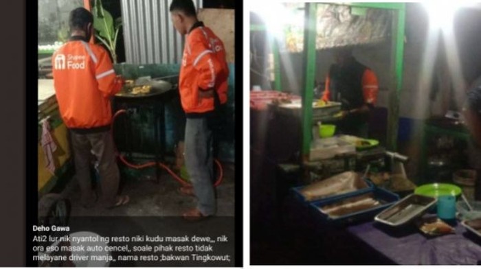 ak Sabar Nunggu, Driver Ojol Ini Masak Sendiri Makanan Pesanan Pembeli ak Sabar Nunggu, Driver Ojol Ini Masak Sendiri Makanan Pesanan Pembeli