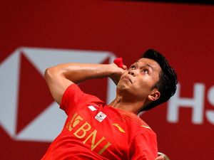 Piala Thomas: Anthony Ginting Kalah, Indonesia 0-1 Denmark