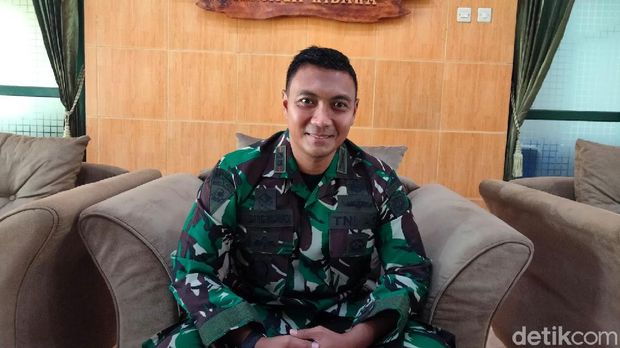Komandan Yonif 320/Badak Putih Pandeglang Letkol Inf. Bambang Wijayadi.
