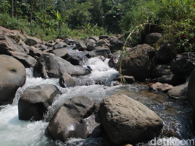 Foto: Curug Leuwi Asih yang Segar Buat Libur Weekend di Bogor