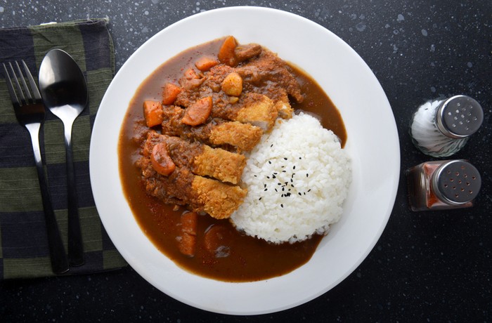 Curry rice bentuk  pulau sengketa antara Jepang dan Korea ini bikin warga Korea geram.