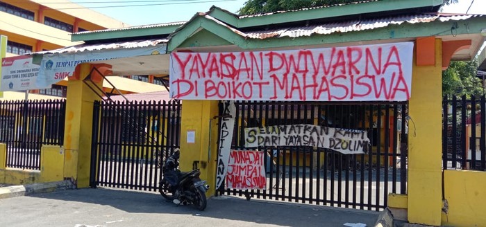 Demo mahasiswa di Kampus ITM Demo mahasiswa di Kampus ITM