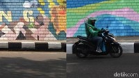 Namun pembeda dulu dan sekarang, di jalur pedestarian Jalan tersebut terdapat sejumlah kursi taman sehingga sangat memanjakan para pejalan kaki untuk berswafoto atau untuk duduk santai di kursi tersebut.