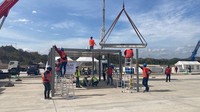 Serta provider penyedia telekomunikasi-internet, juga para sponsor, dan perlu diketahui pembangunan Pit Building ini tidak membutuhkan waktu yang lama untuk mendirikannya. Foto: Instagram @themandalikagp