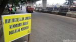 Hati-hati! Jalan Sholeh Iskandar Kota Bogor Amblas