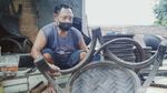 Keren! Ban Bekas Disulap Jadi Produk Mebel, Tembus AS-Prancis