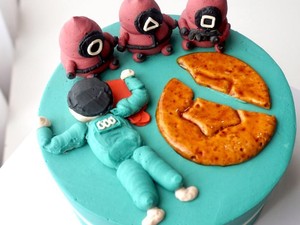 Bukan Hanya Dalgona, Toko Kue Ini Bikin Kue Tema Squid Game