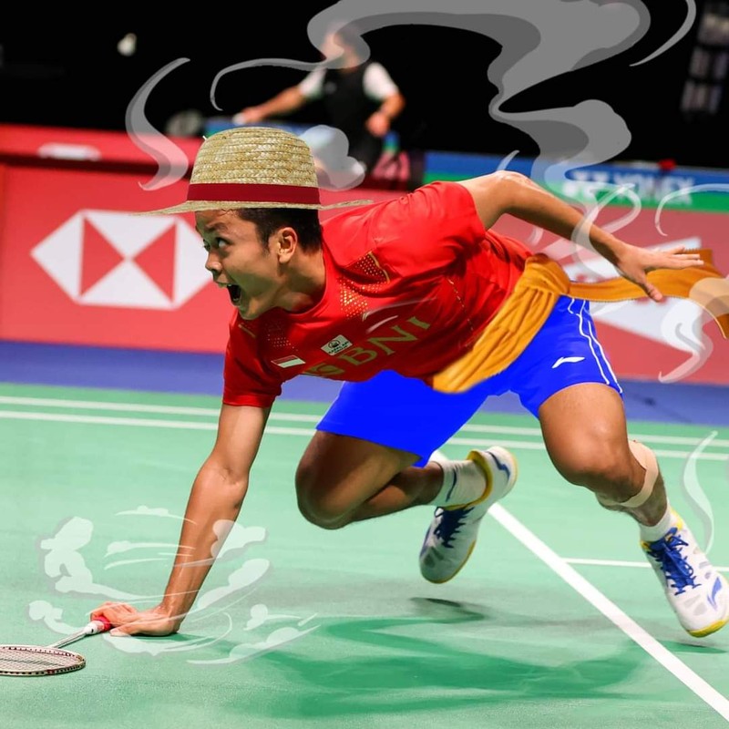 Meme Anthony Ginting Menang Lawan Malaysia di Thomas Cup