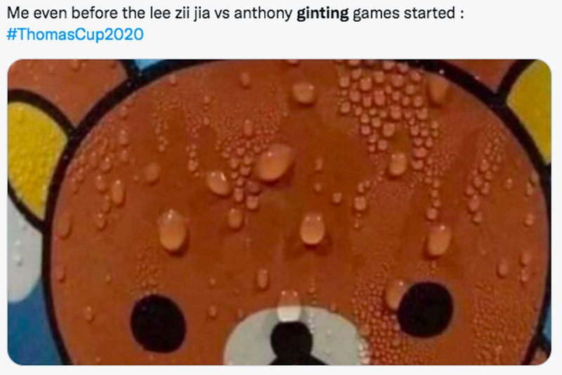 Meme Anthony Ginting Menang Lawan Malaysia di Thomas Cup